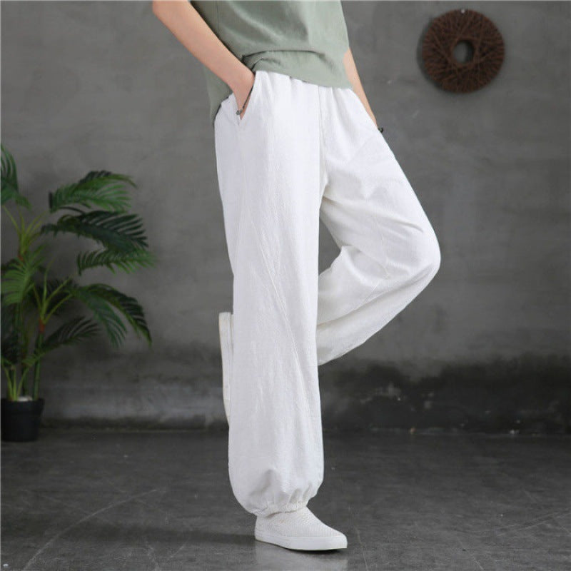 Damen Bequeme Luftpants Elastischer Bund Norvielle