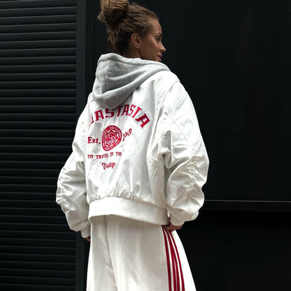 Damen Oversized Freizeitjacke