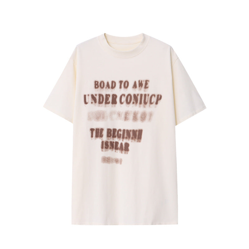 Damen Oversized T-Shirt mit Grafikdruck Lässig