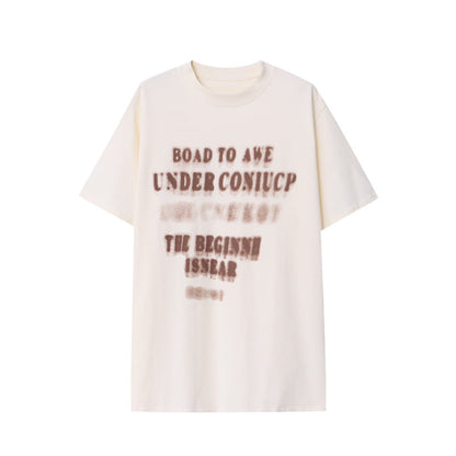 Damen Oversized T-Shirt mit Grafikdruck Lässig