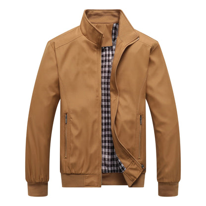 Leichte Übergangsjacke Stehkragen Freizeitjacke Outdoor
