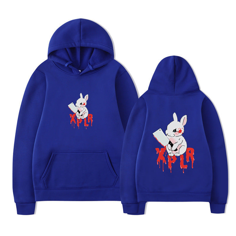 Damen Kapuzensweater Cartoon-Motiv Bequem Norvielle