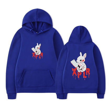 Damen Kapuzensweater Cartoon-Motiv Bequem Norvielle