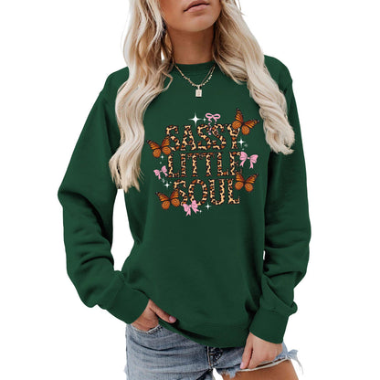 Damen Sweatshirt Schmetterlingsdesign Baumwolle Norvielle
