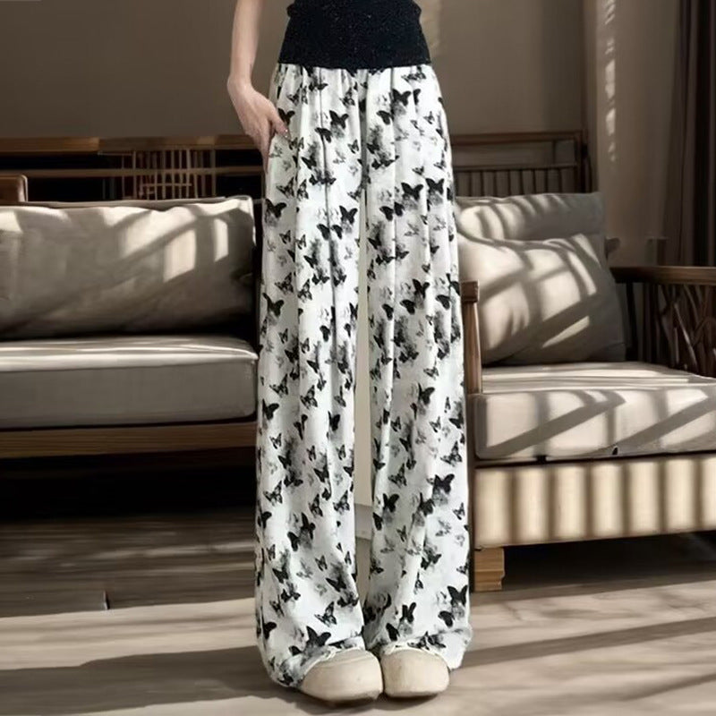Damen Sommerhose Schmetterlingsmuster Norvielle - Norvielle