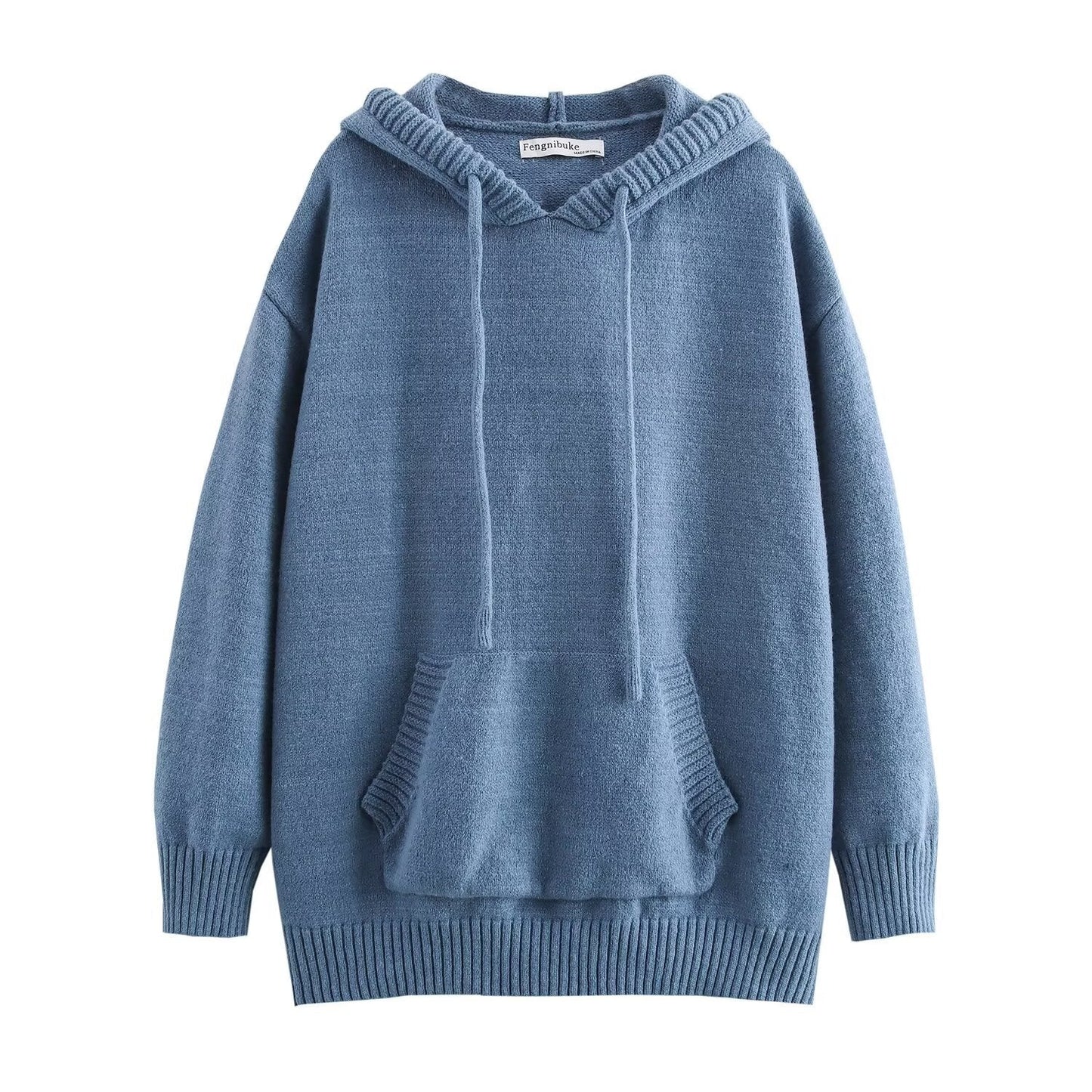 Damen Hoodie Kuschelig Animalmuster Norvielle - Norvielle