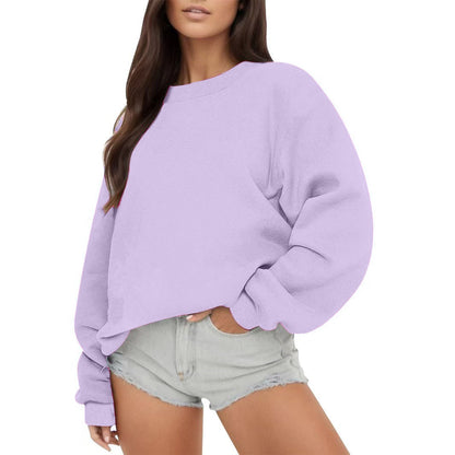 Damen Sweatshirt Lässiger Schnitt Voluminöse Ärmel Norvielle