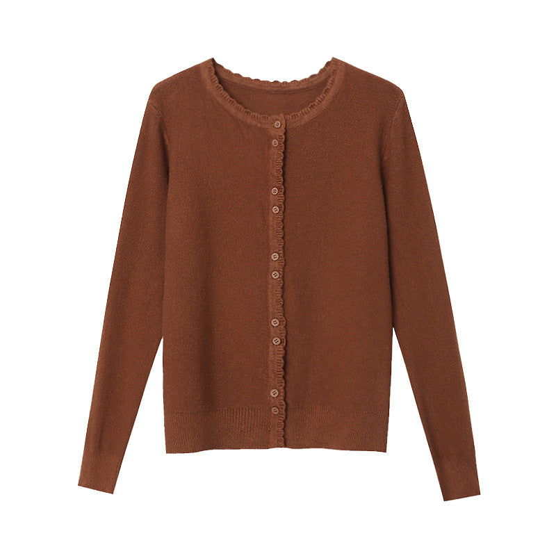 Damen Strickjacke Knopfleiste Norvielle