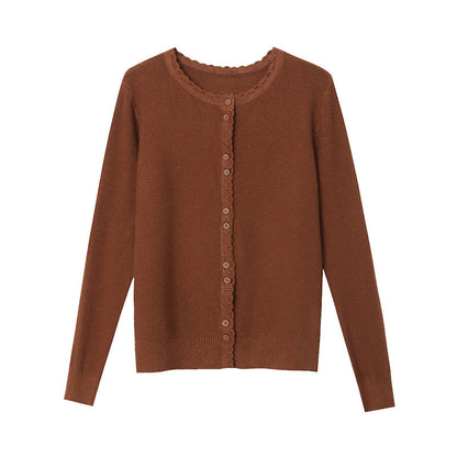 Damen Strickjacke Knopfleiste Norvielle