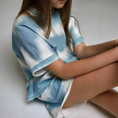 Damen Oversized T-Shirt Baumwolle Bequem Weiß - Norvielle