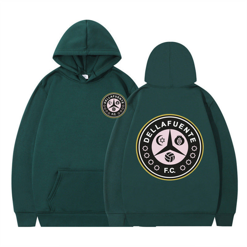 Damen Kapuzenpullover Weiches Fleece Norvielle Vereinsmotiv