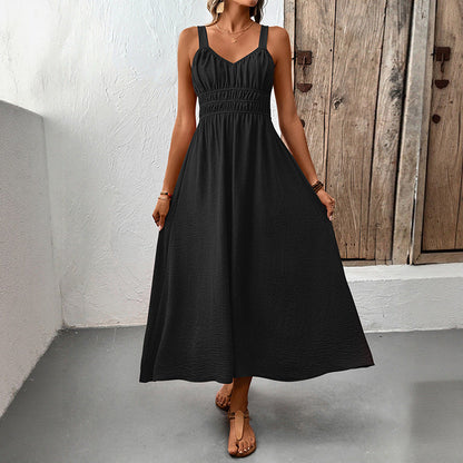 Damen Maxikleid Elastisch Verstellbare Träger Norvielle