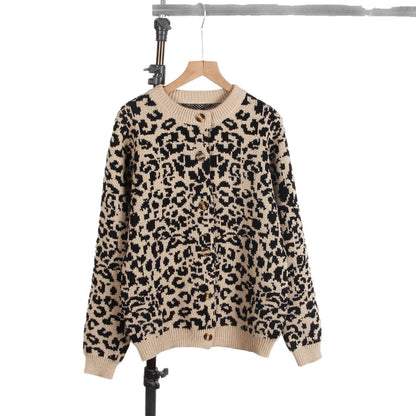 Damen Pullover Tierprint Norvielle