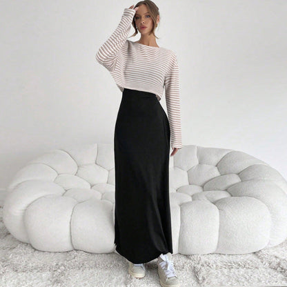 Damen Maxirock Elastischer Bund Norvielle - Norvielle