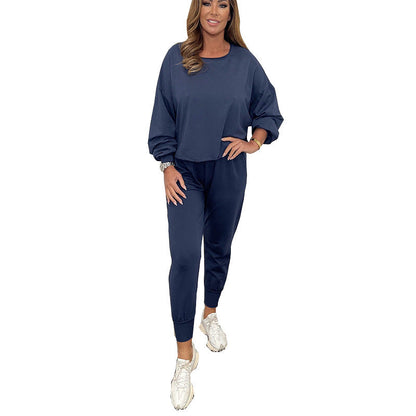 Damen Lounge-Set Weites Elastisches Norvielle