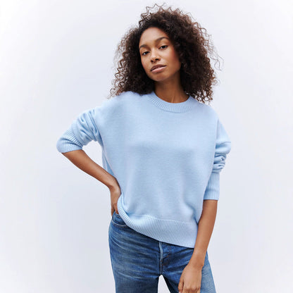 Damen Strickpullover Lässig Norvielle