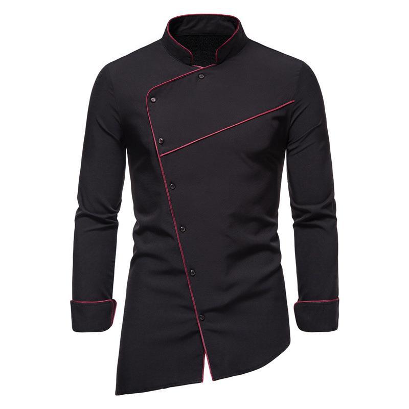 Herren Kochjacke Edel Kontraste Hochwertig Norvielle
