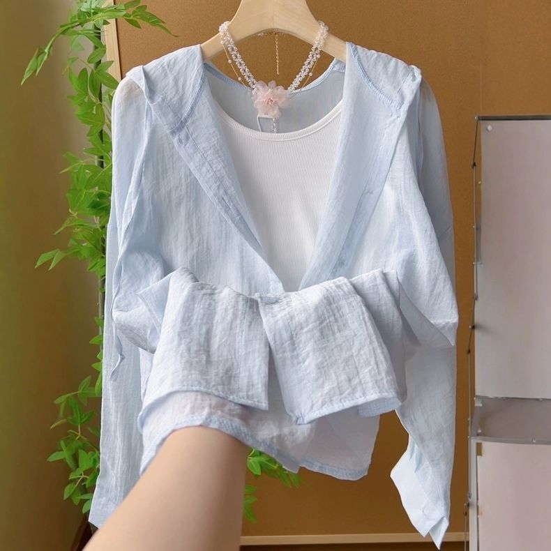 Damen Sommerjacke Leicht Rüschendesign Norvielle