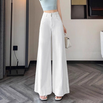 Damen Weite Denim-Hosen Norvielle wird zu: Norvielle Damen Weite