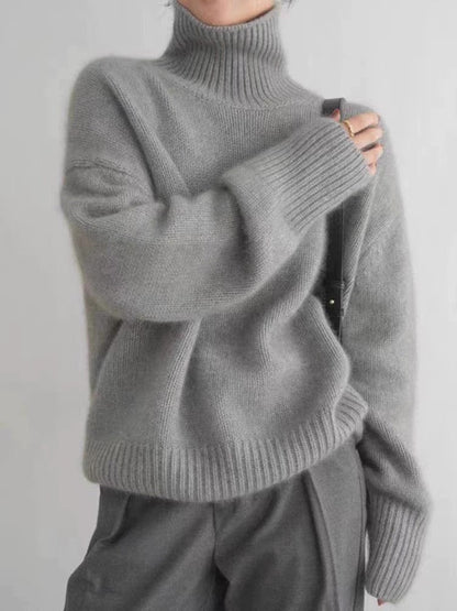 Damen Rollkragenpullover aus Wolle Norvielle