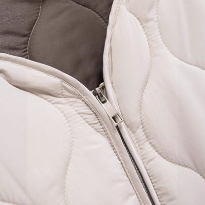 Damen Übergangsjacke Gesteppt Seitentaschen Modern Schnitt Norvielle