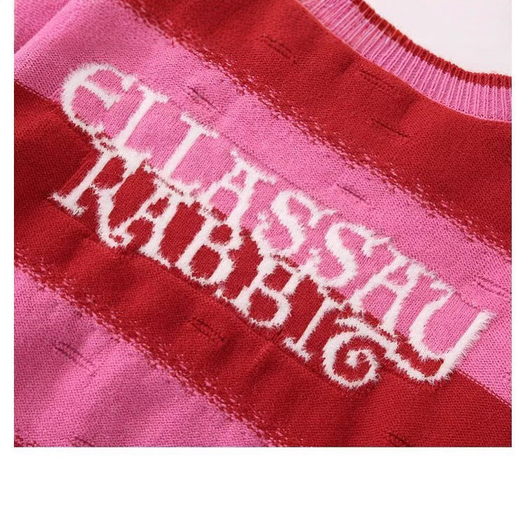 Damen Pullover Tier-Motiv Farbverlauf Norvielle