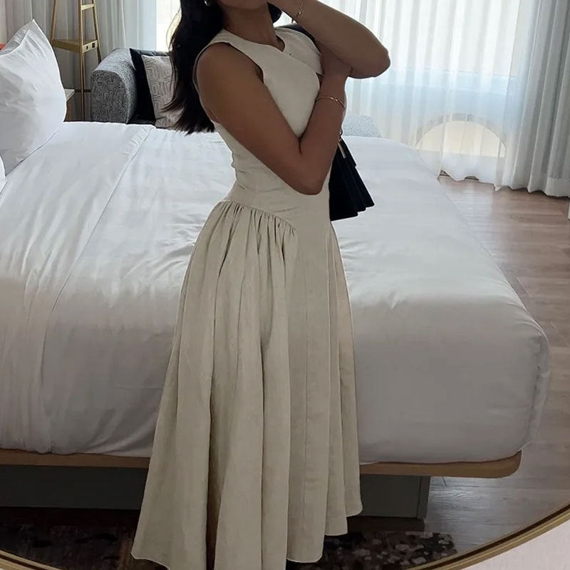 Damen Maxikleid Voluminöser Rock