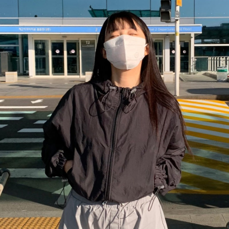 Damen Übergangsjacke Leicht Verstellbare Ärmel Norvielle