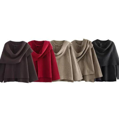 Damen Überjacke Rollkragen Norvielle Elegantes Design