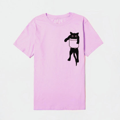 Damen T-Shirt Tiermotiv Lockerer Schnitt Norvielle