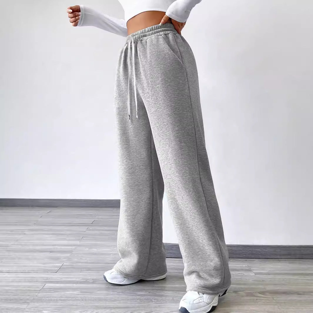 Damen Weite Freizeithosen Elastischer Bund Bequem Norvielle