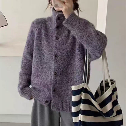 Damen Strickjacke Kuschelig Lässiger Schnitt Norvielle