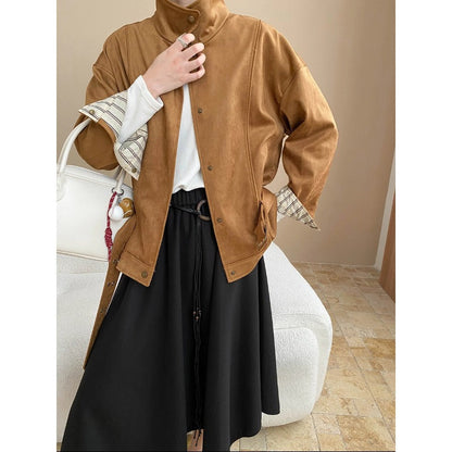 Damen Übergangsjacke mit Taschen und Stehkragen Norvielle - Norvielle