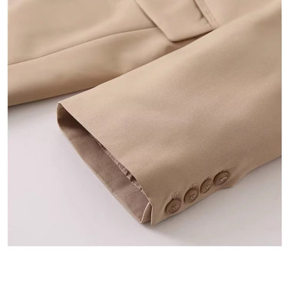 Damen Blazerjacke Moderner Schnitt Praktische Taschen