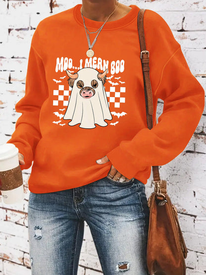 Damen Sweatshirt Halloween-Design Norvielle
