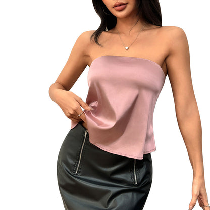 Damen Trägerloses Chiffon- Fließender Schnitt Norvielle