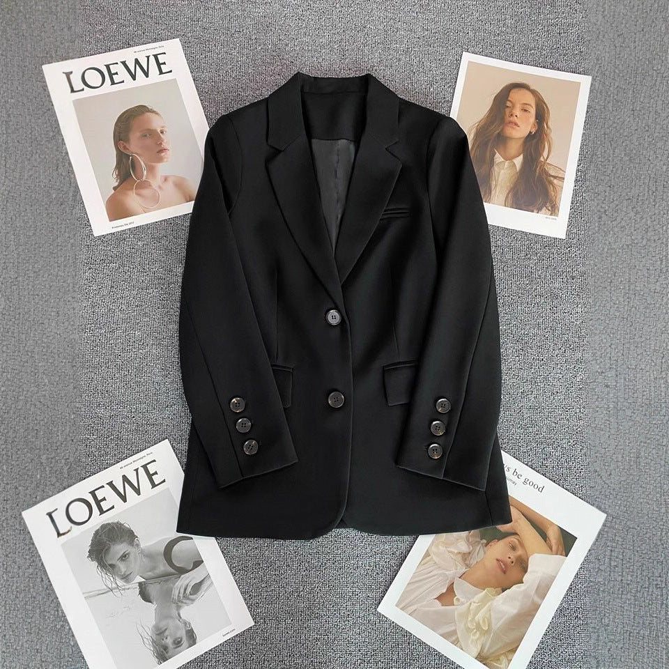 Damen Blazer Elegantes Design dekorative Knöpfen