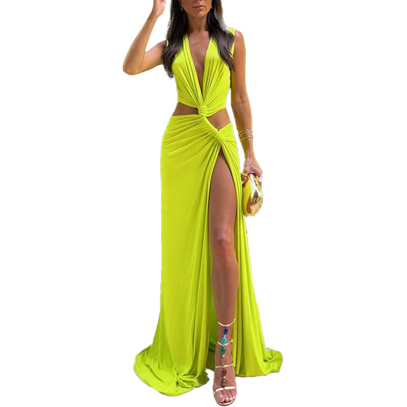 Damen Cut-Out Kleid Norvielle
