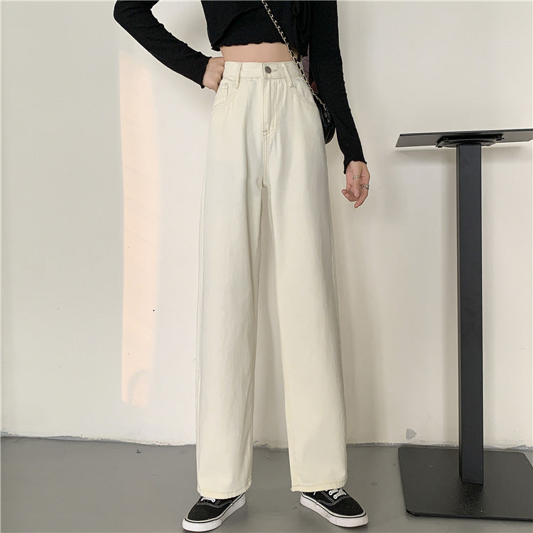 Damen Highwaist Jeans Weit Norvielle
