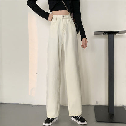 Damen Highwaist Jeans Weit Norvielle
