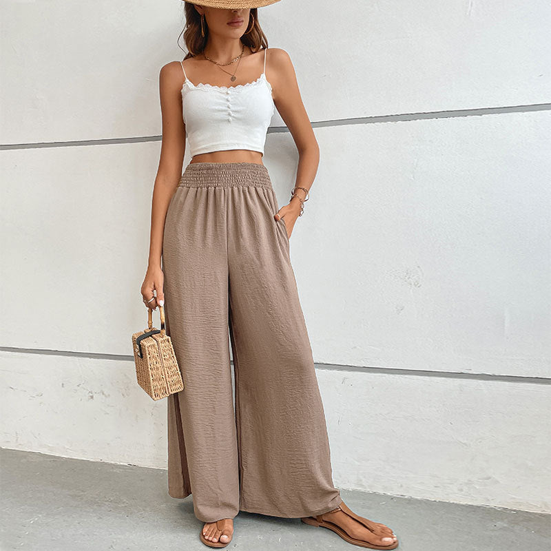 Damen Palazzo-Hose Weite Bein Norvielle