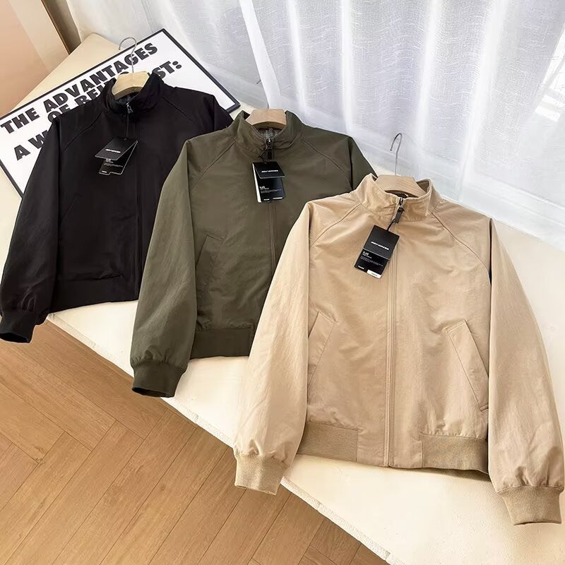 Damen Übergangsjacke modisch mit hohem Kragen und Taschen Norvielle