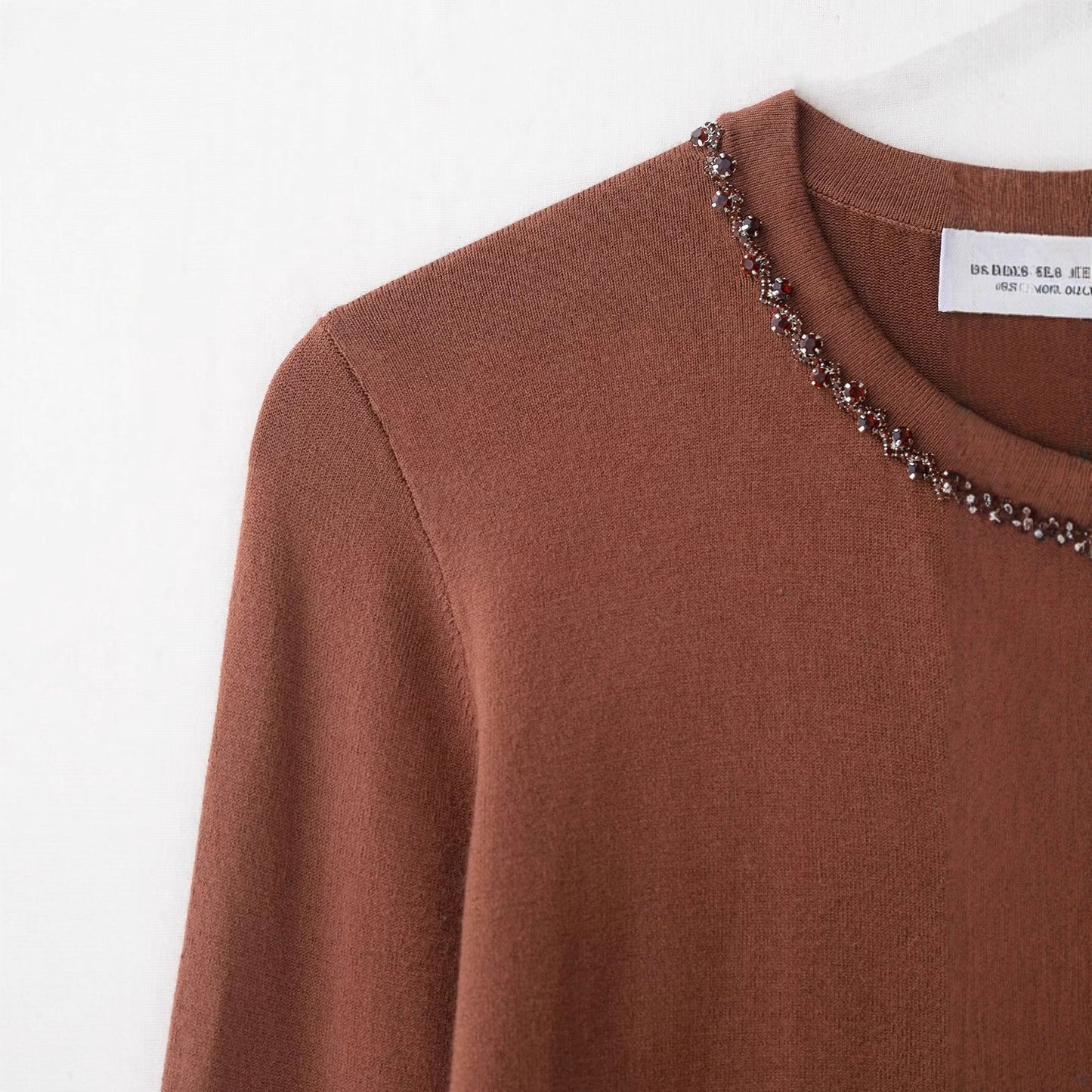 Damen Strickcardigan Elegantes Design mit Perlenverzierung
