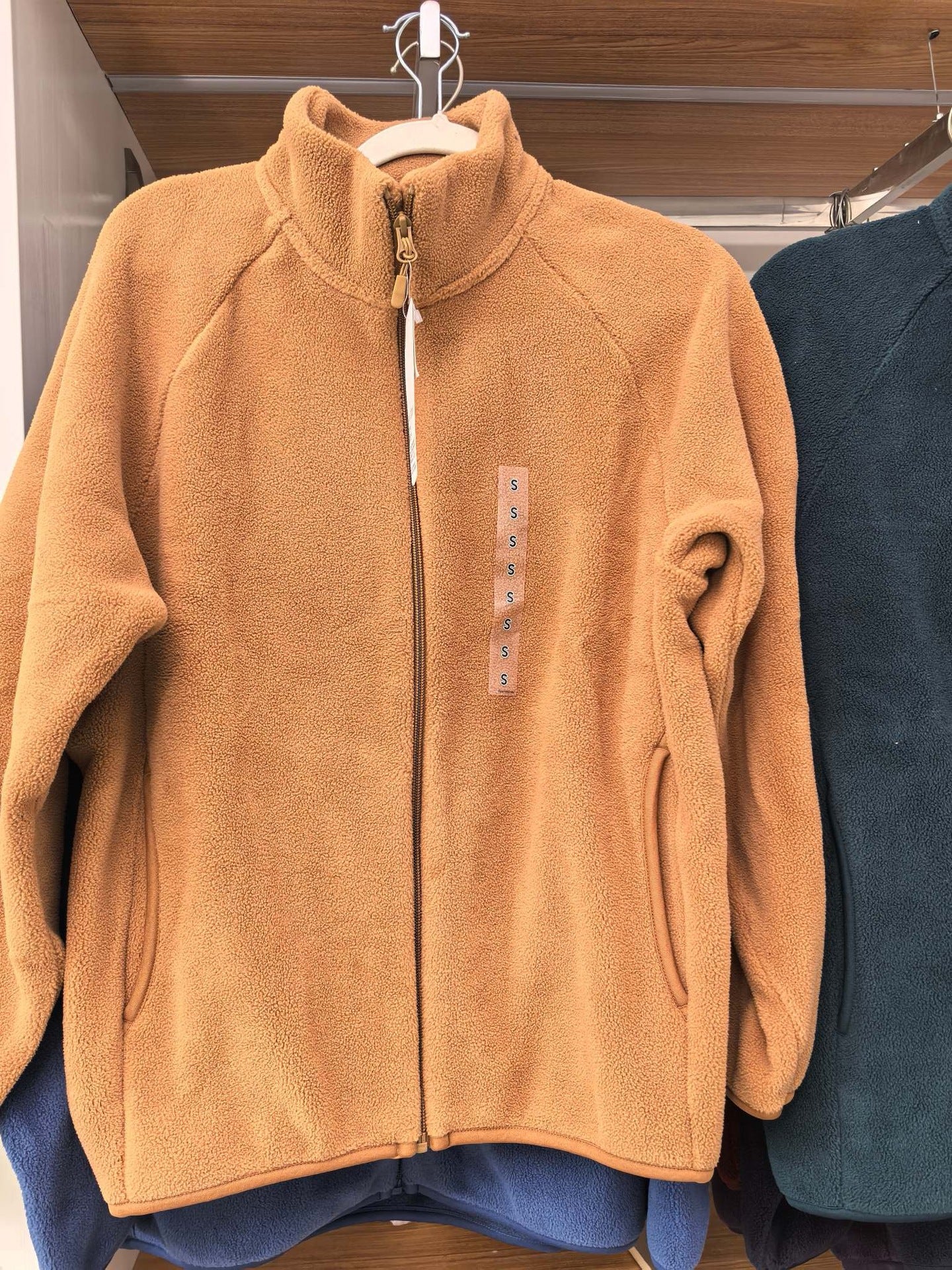 Damen Fleecejacke Hochkragen Seitentaschen Norvielle