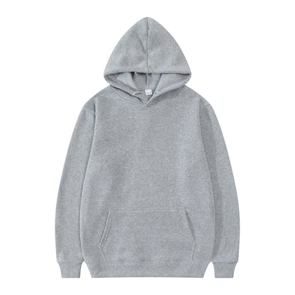 Damen Kapuzenpullover Baumwollmix Bequem Grau