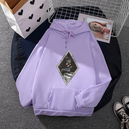 Damen Kapuzenpullover Kreatives Design Norvielle
