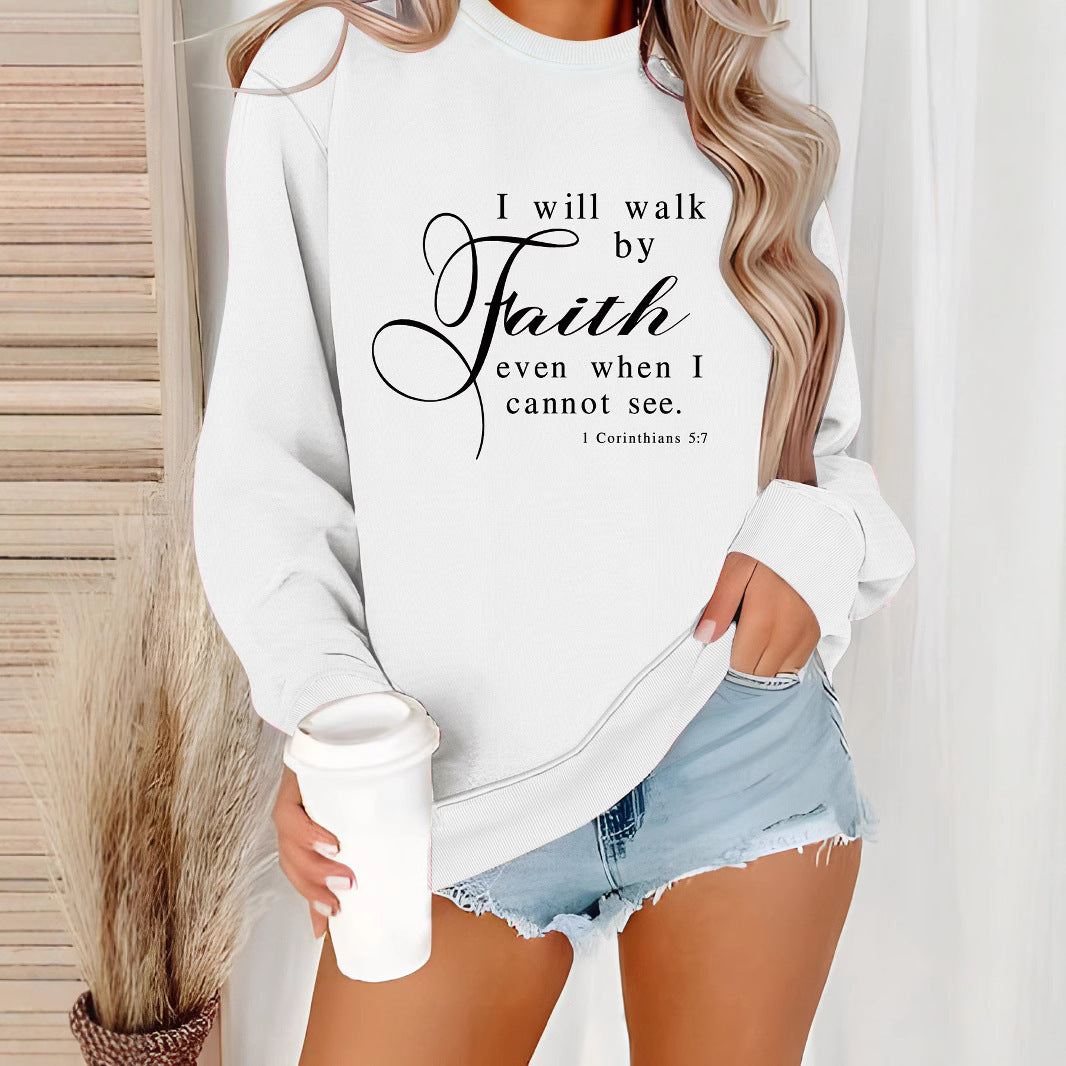 Damen Sweatshirt Weiches Material Beige