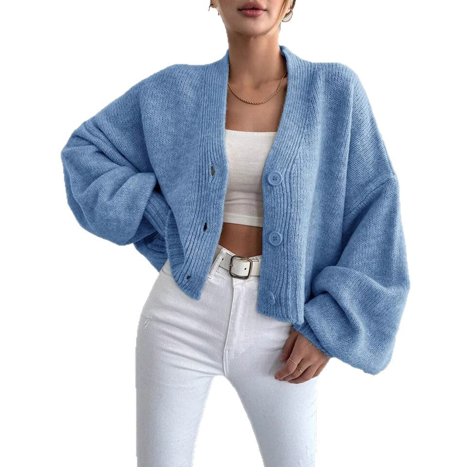 Damen Oversized Strickjacke