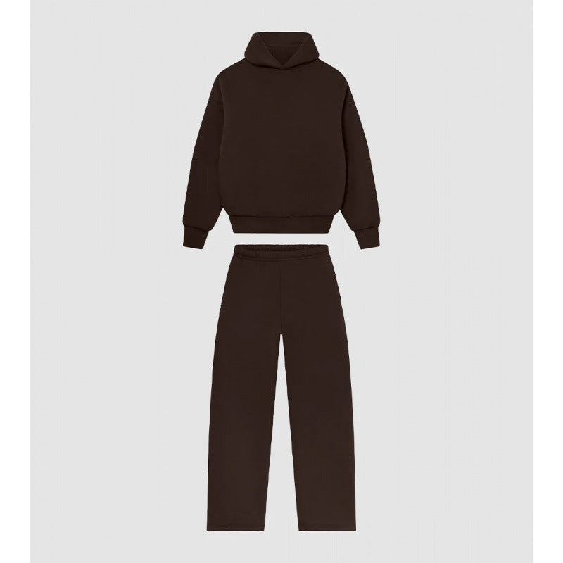 Damen Sweatshirt-Hose-Set Hochkragen Lässig Norvielle