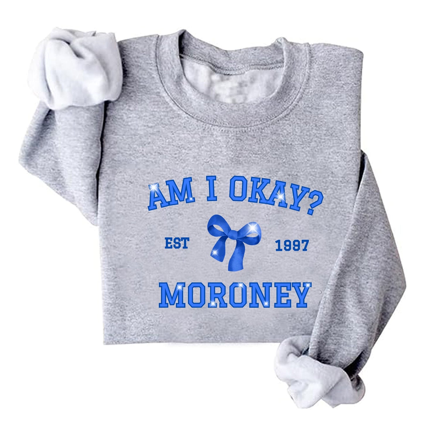 Damen Sweatshirt Kreativer Aufdruck Verspielt Grün
